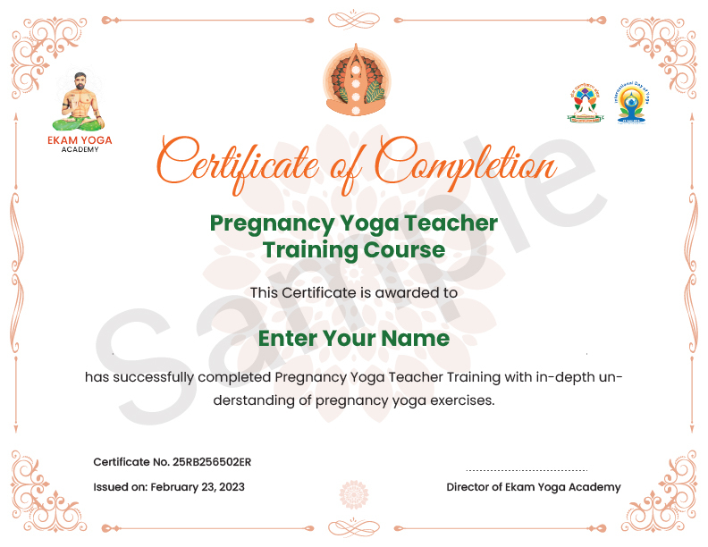 Pregnancy Yoga Teacher Training Certification