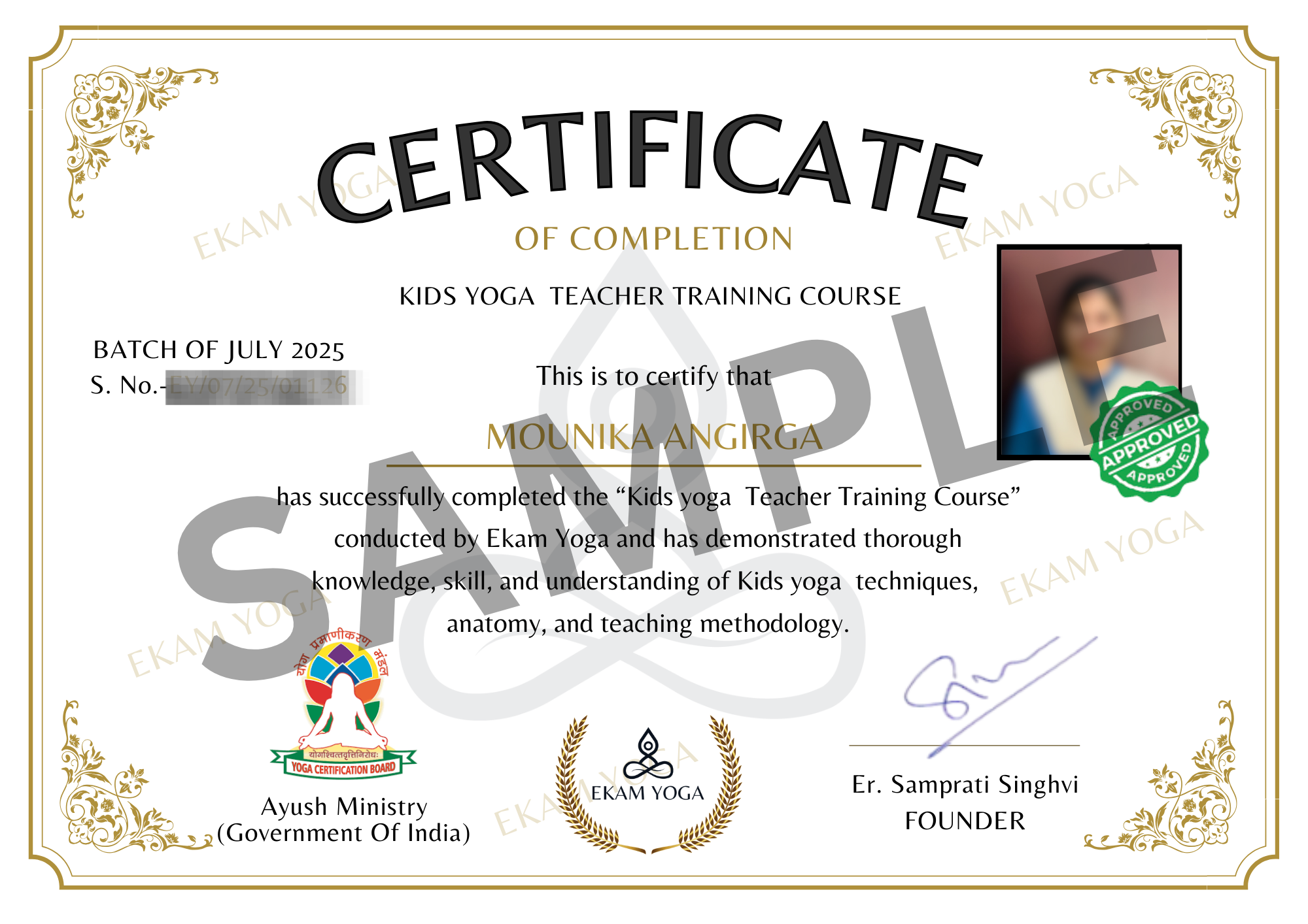 Kids Yoga Teacher Training Certification